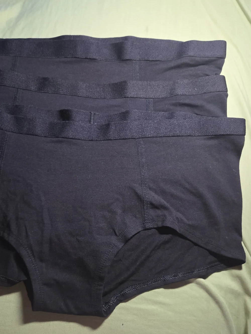 NWOT- Pact Organic- Womens Black Boyshorts Pack of 3